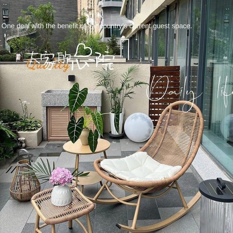 ArclineHome Nordic style internet celebrity adult rocking chair lounge chair lazy chair